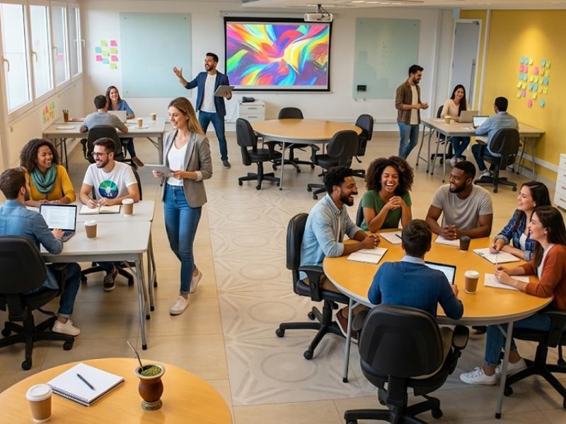 A Experiência do Colaborador Começa na Sala de Reunião: Como um Ambiente Diferenciado Impulsiona Produtividade e Engajamento